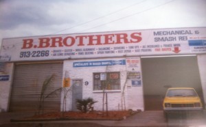 A snapshot of B Brothers in the 1980's.
